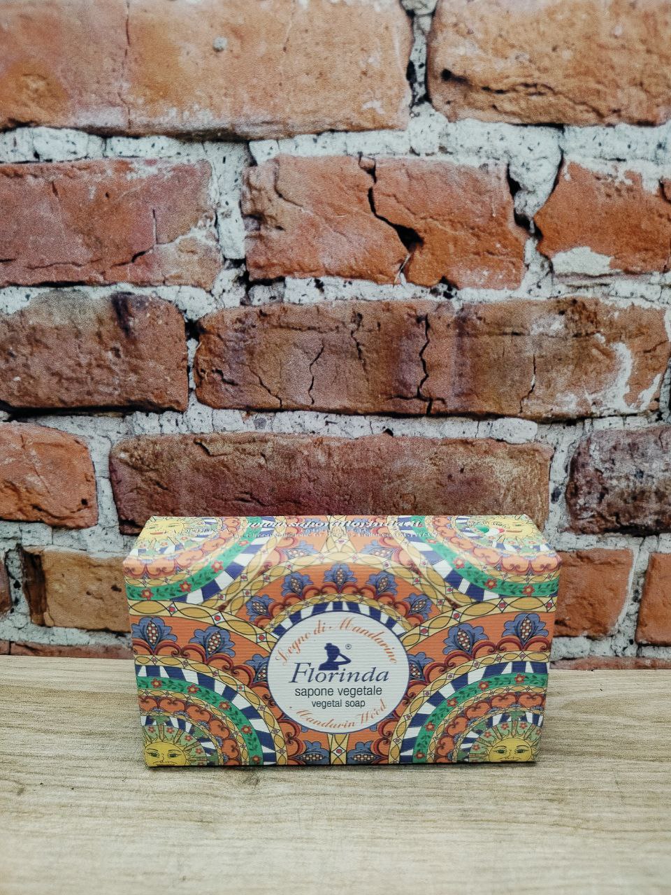 Florinda Vegetal Soap Mandarin Wood Мыло натуральное на основе растительных масел Мандариновое дерево 200 гр