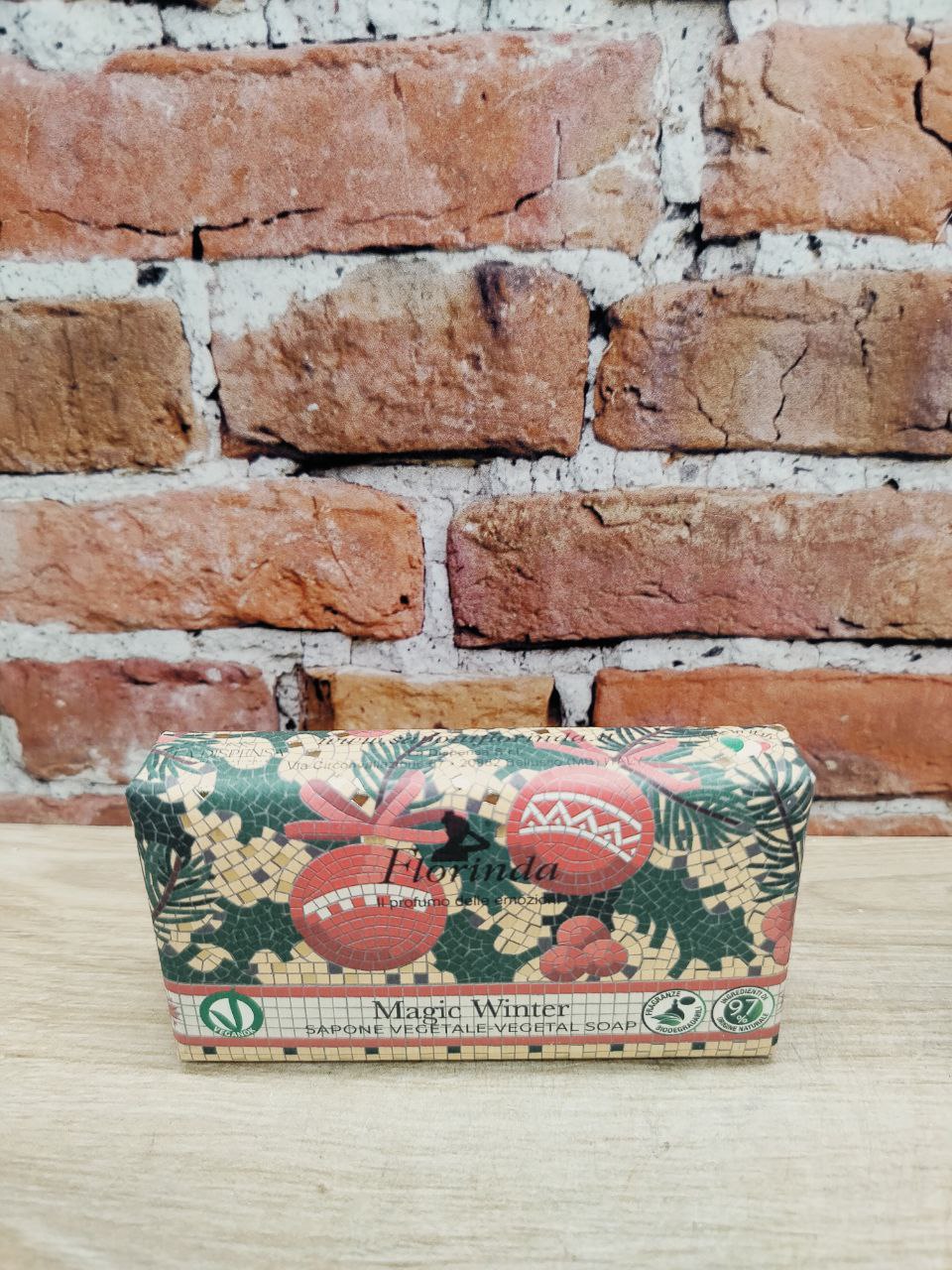 Florinda Vegetal Soap Magic Winter Мыло натуральное на основе растительных масел Волшебная зима 100 гр