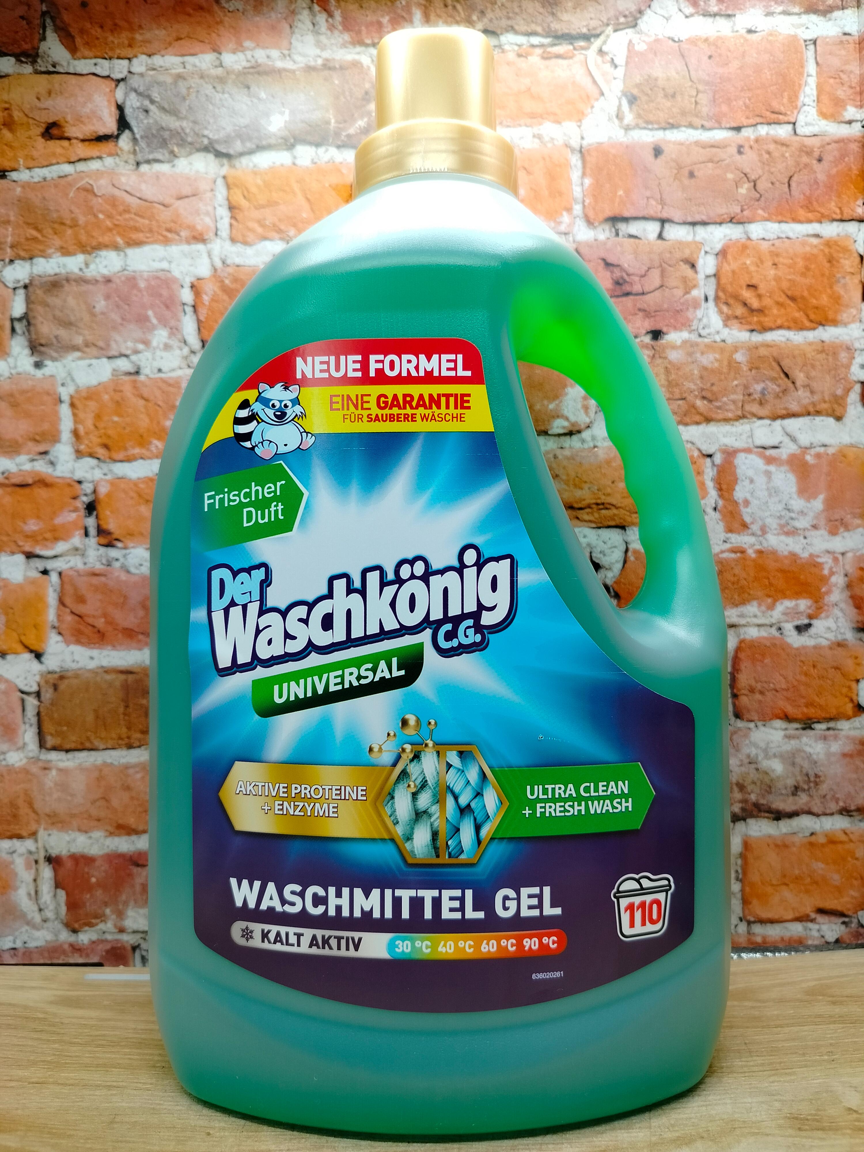 Der Waschkonig C.G. Waschmitel Gel Universal Гель для стирки универсальный 3,305 л на 110 стирок