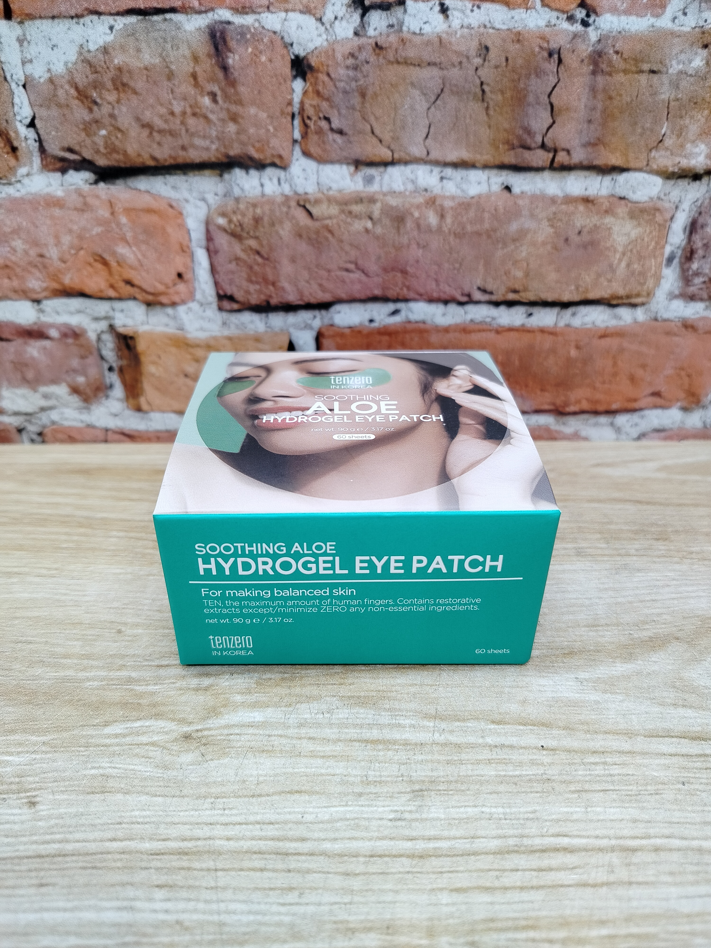 Tenzero Hydrogel Eye Patch Aloe Soothing Гидрогелевые патчи под глаза с алоэ 60 шт 90 гр
