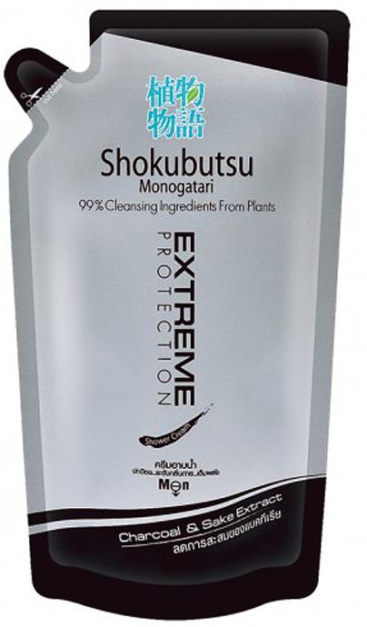 Lion Shokubutsu Extreme Protecrion Крем-гель для душа мужской 500 мл запасной блок