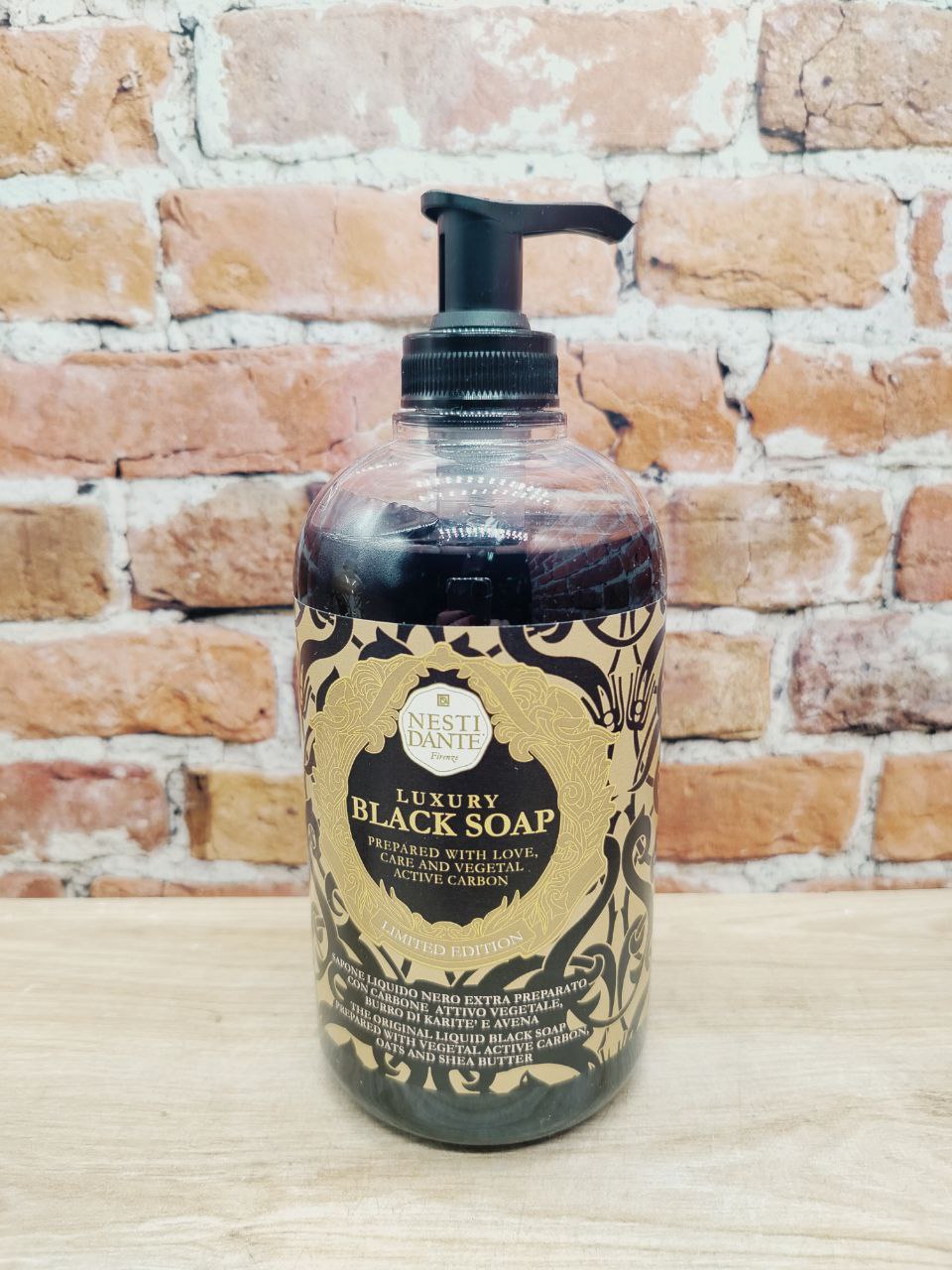 Nesti Dante Luxury Liquid Black Soap Мыло жидкое чёрное 500 мл