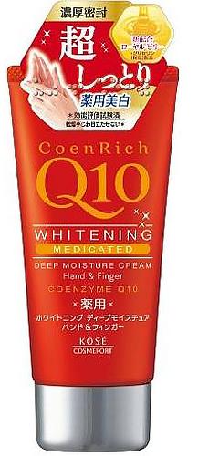 Kose Cosmeport Coenrich Q10 Интенсивно увлажняющий крем для рук и ногтей с коэнзимом Q10 80 гр