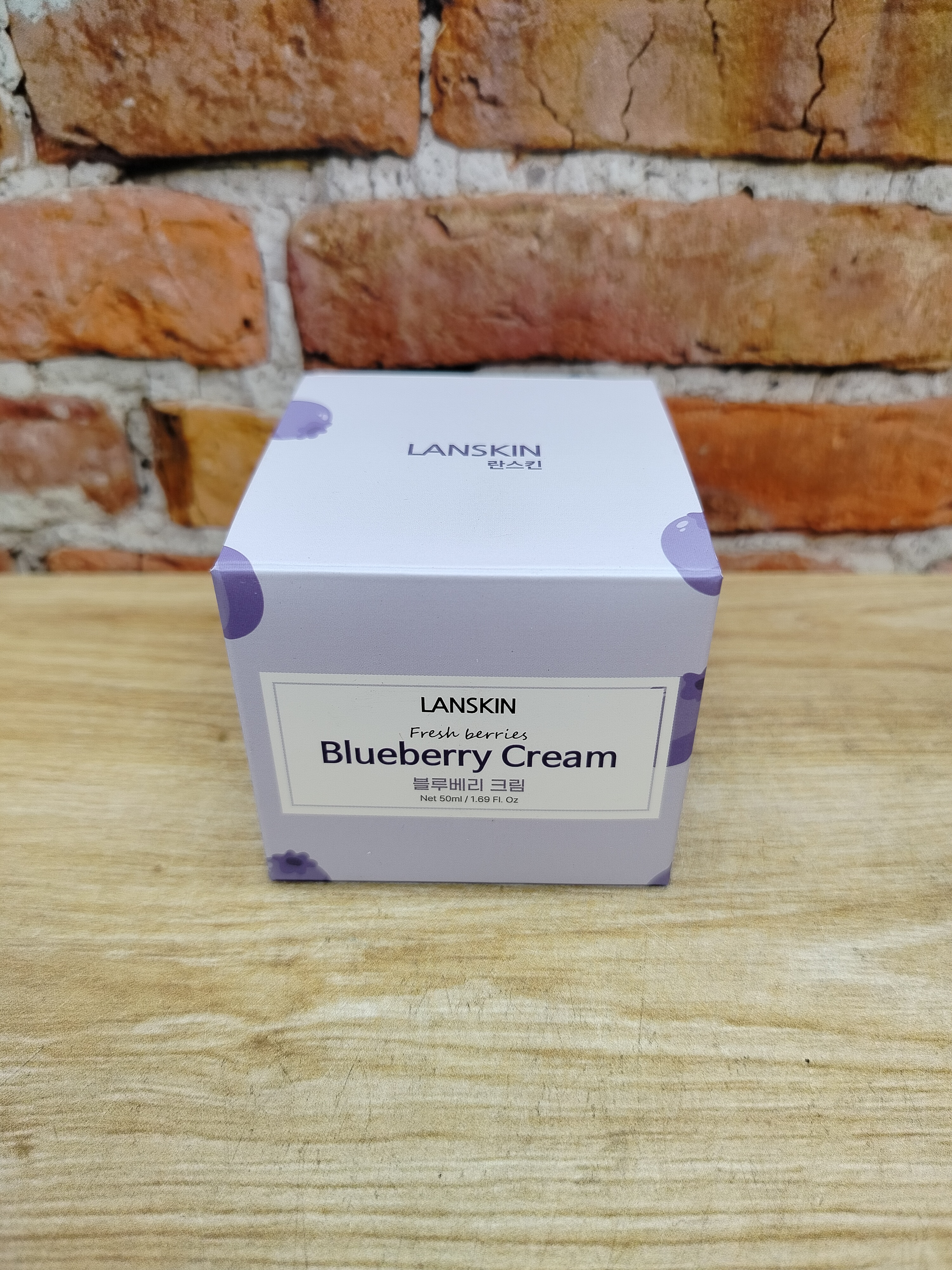 LanSkin Fresh Berries Blueberry Cream Питательный крем для лица с голубикой 50 мл