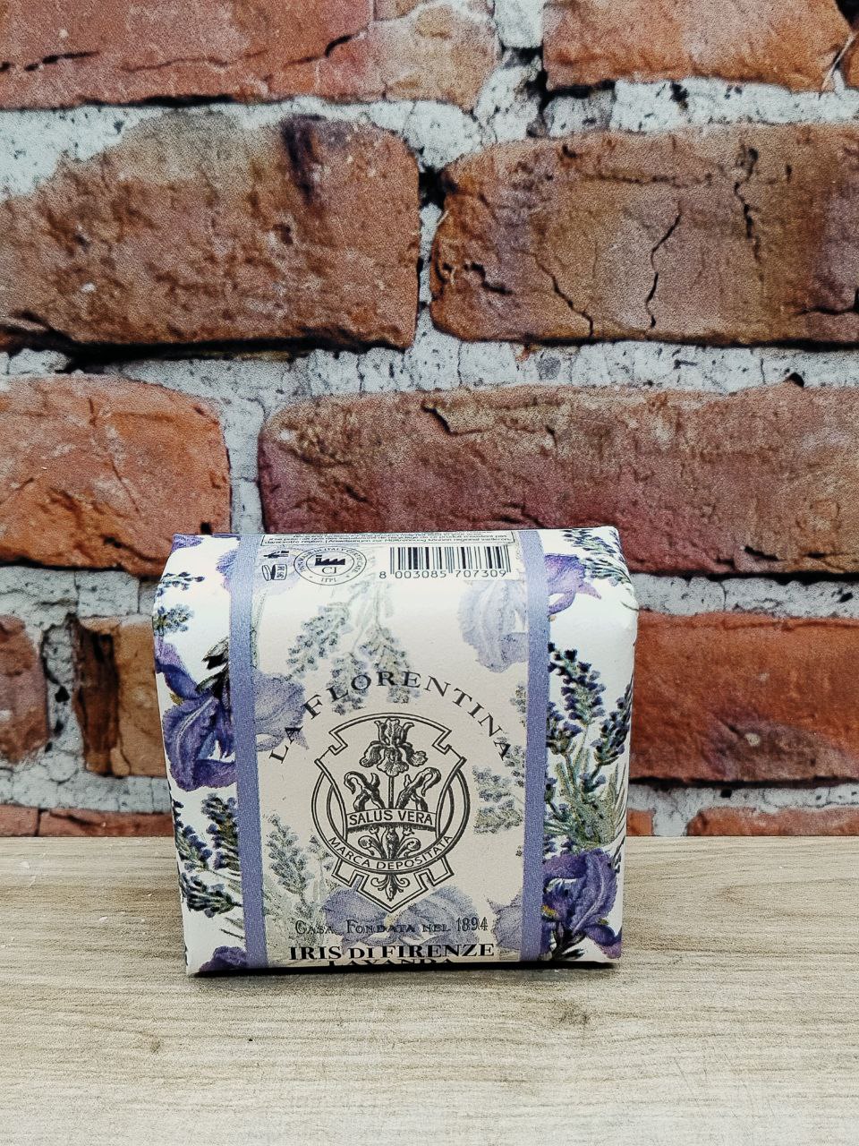 La Florentina Bar Soap Iris of Florence & Lavender Мыло натуральное на основе масел ши и оливы с экстрактами Флорентийского ириса и Лаванды 106 гр