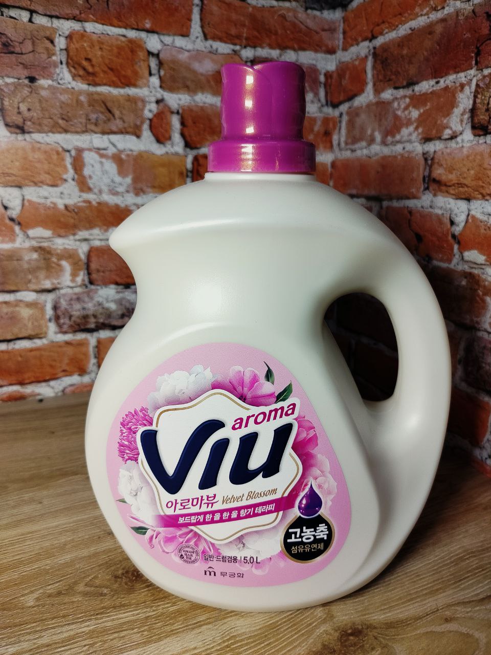 Mukunghwa Aroma Viu Velvet Blossom Антибактериальный ароматизирующий кондиционер Бархатный букет 5 л