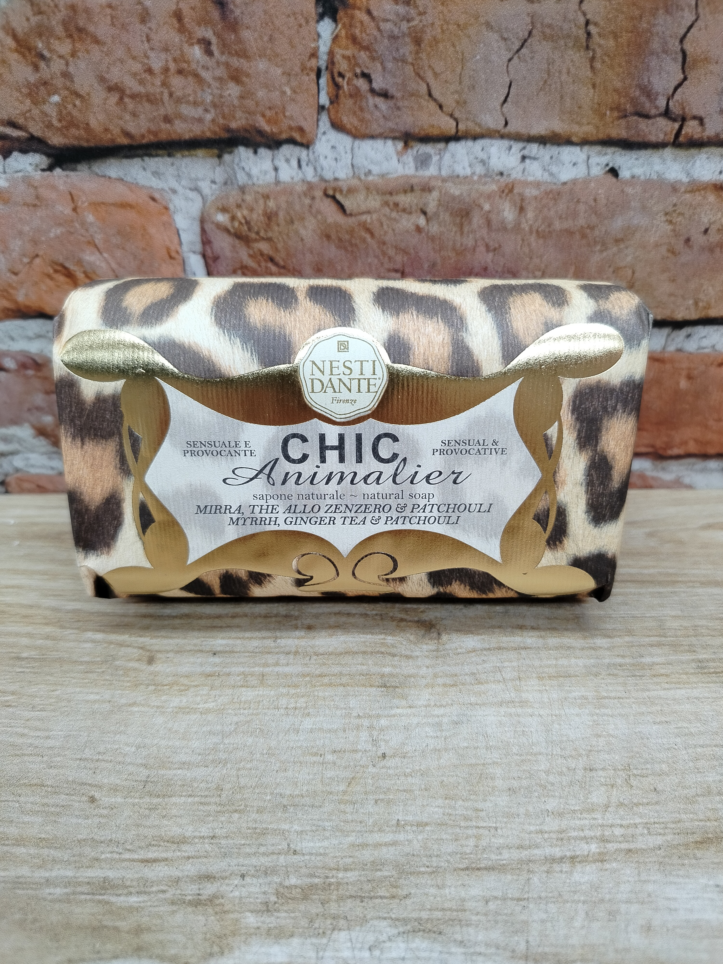 Nesti Dante Chic Animalier Bronze Soap Мыло натуральное Шикарное бронза 250 гр