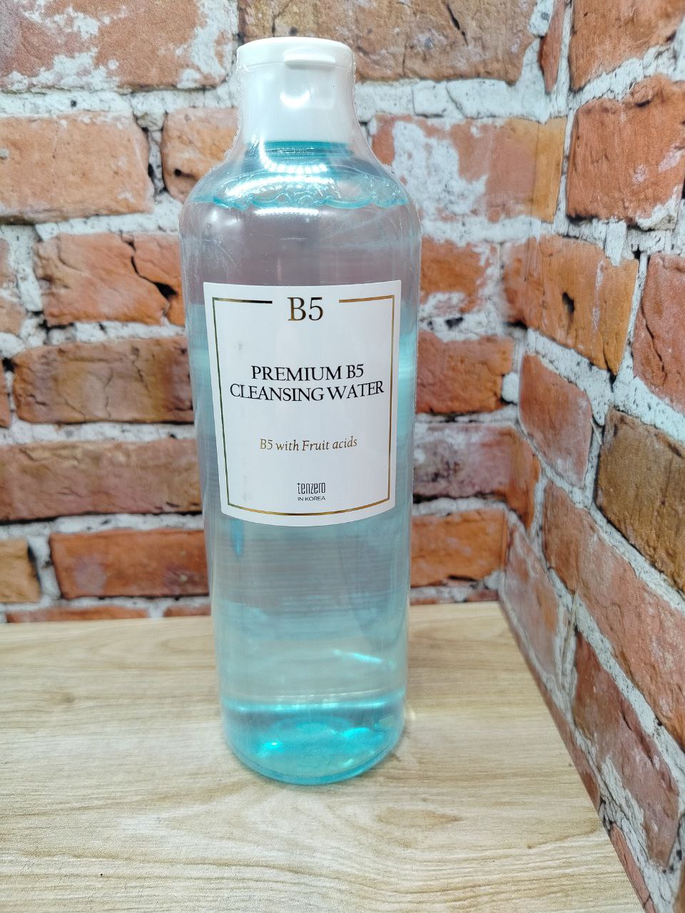 Tenzero Cleansing Water Premium B5 Мицеллярная вода для лица парфюмированная 500 мл