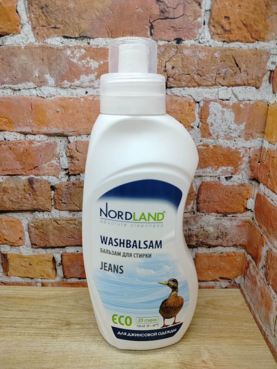 Nordland Jeans Бальзам для стирки джинсовой одежды 750 мл на 21 стирку