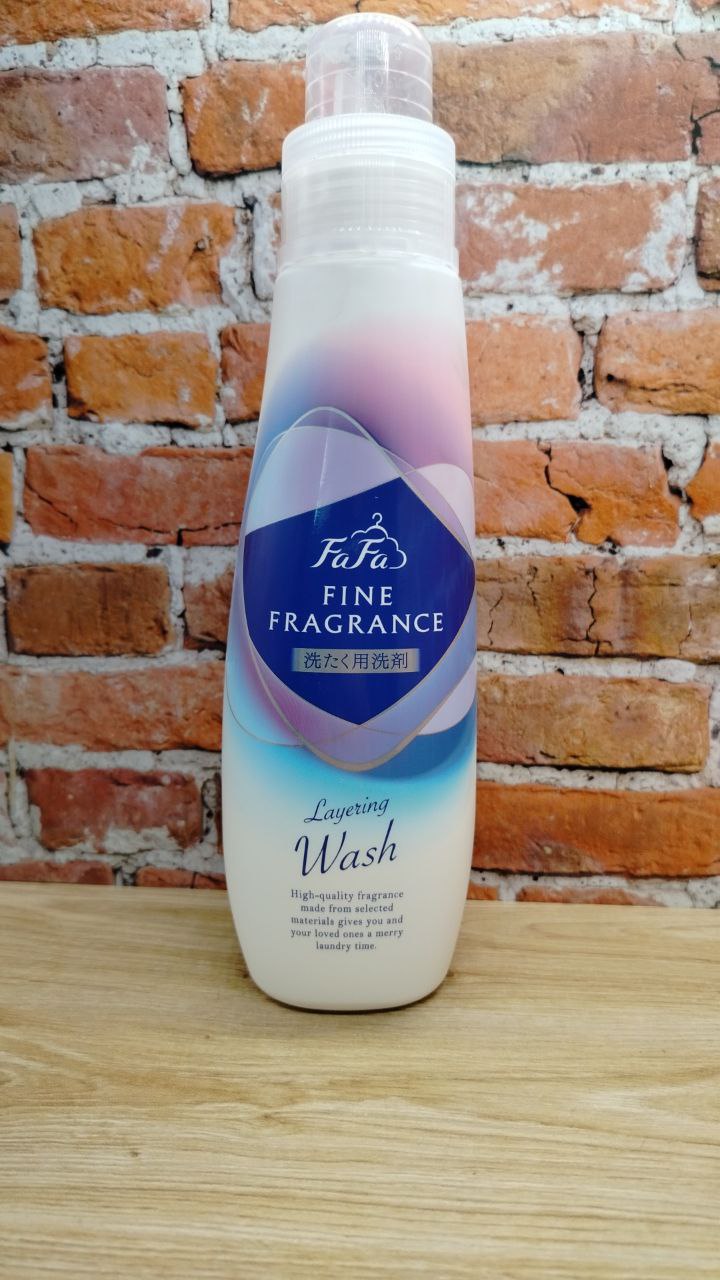 Nissan FaFa Fine Fragrance Layering Wash Жидкое средство для стирки антибактериальное с ароматом мыла, цитрусов и цветов 600 гр
