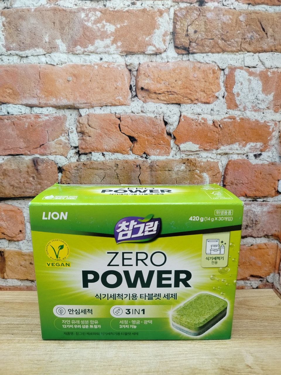 Lion Chamgreen Таблетки для посудомоечных машин 3 в 1 30 шт 420 гр