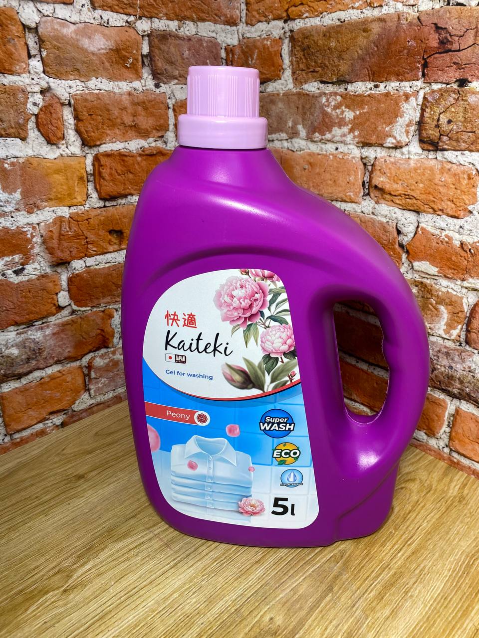 Kaiteki Гель для стирки белья Пион 5 л