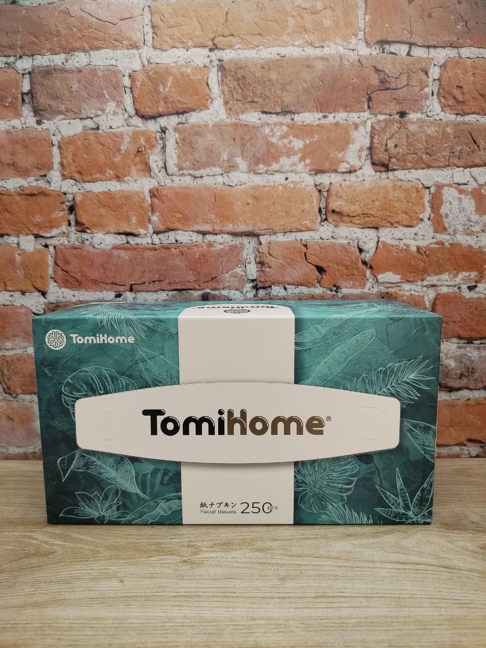 TomiHome GEO Soft & Silk Tropic Салфетки-выдергушки бумажные двухслойные 20*19 см 250 шт