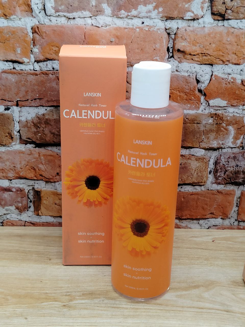 LanSkin Natural Herb Toner Calendula Успокаивающий тонер для лица с экстрактом календулы 250 мл