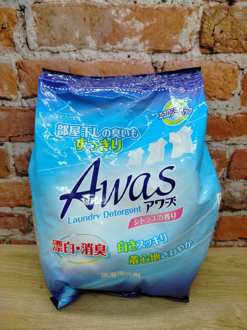 Rocket Soap Awas Стиральный порошок для сушки белья в помещении Цитрус 0,8 кг на 40 стирок