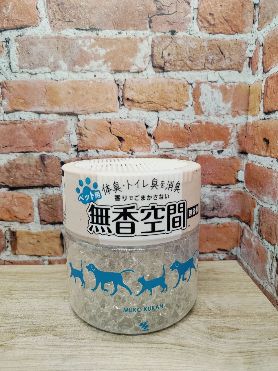 Kobayashi Muko Kukan For Pets Желеобразный нейтрализатор запаха домашних животных 470 гр