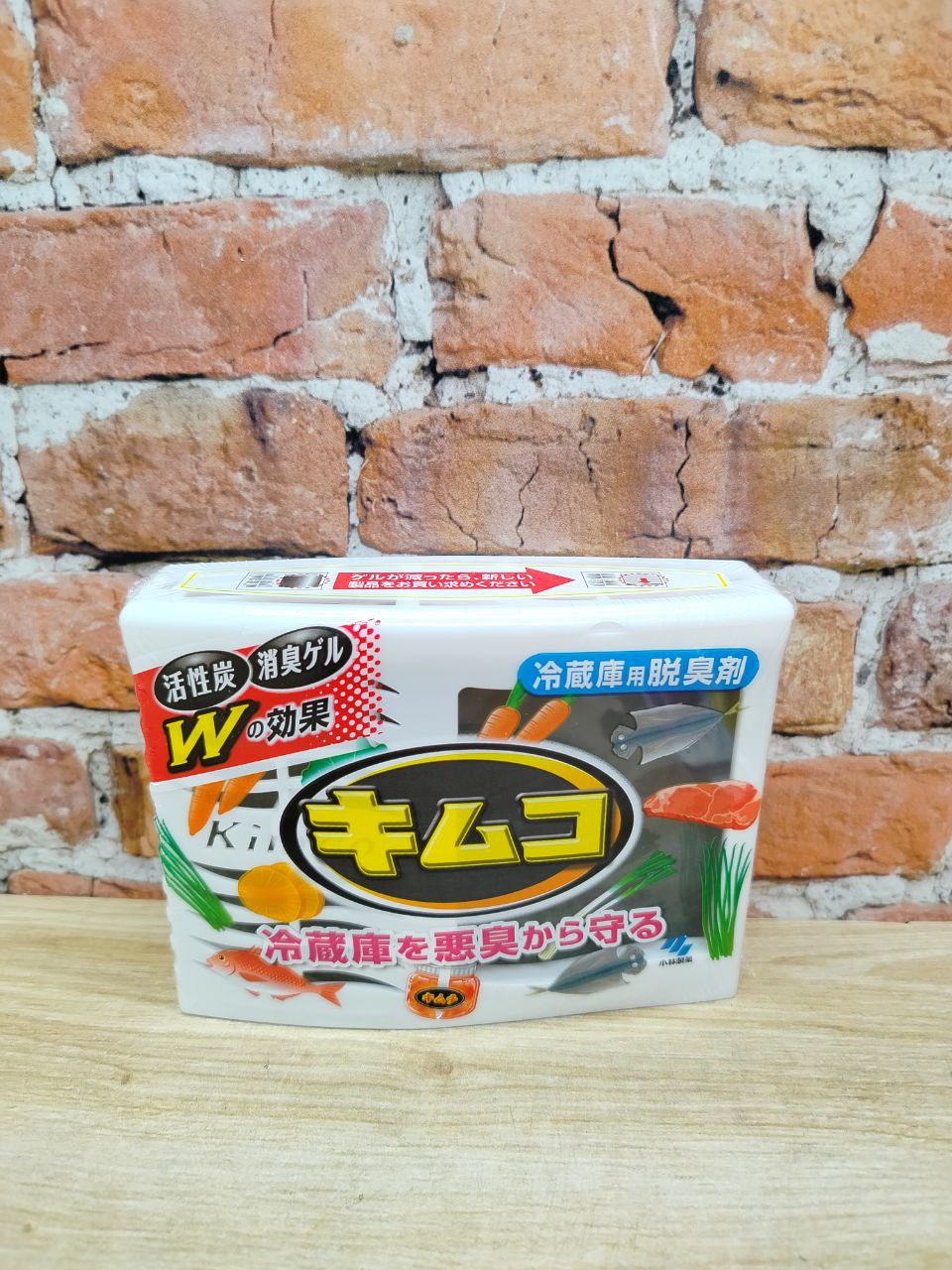 Kobayashi Kimco Refrigerator Deodorizer Желеобразный дезодорант с древесным углем для основной камеры холодильника 113 гр