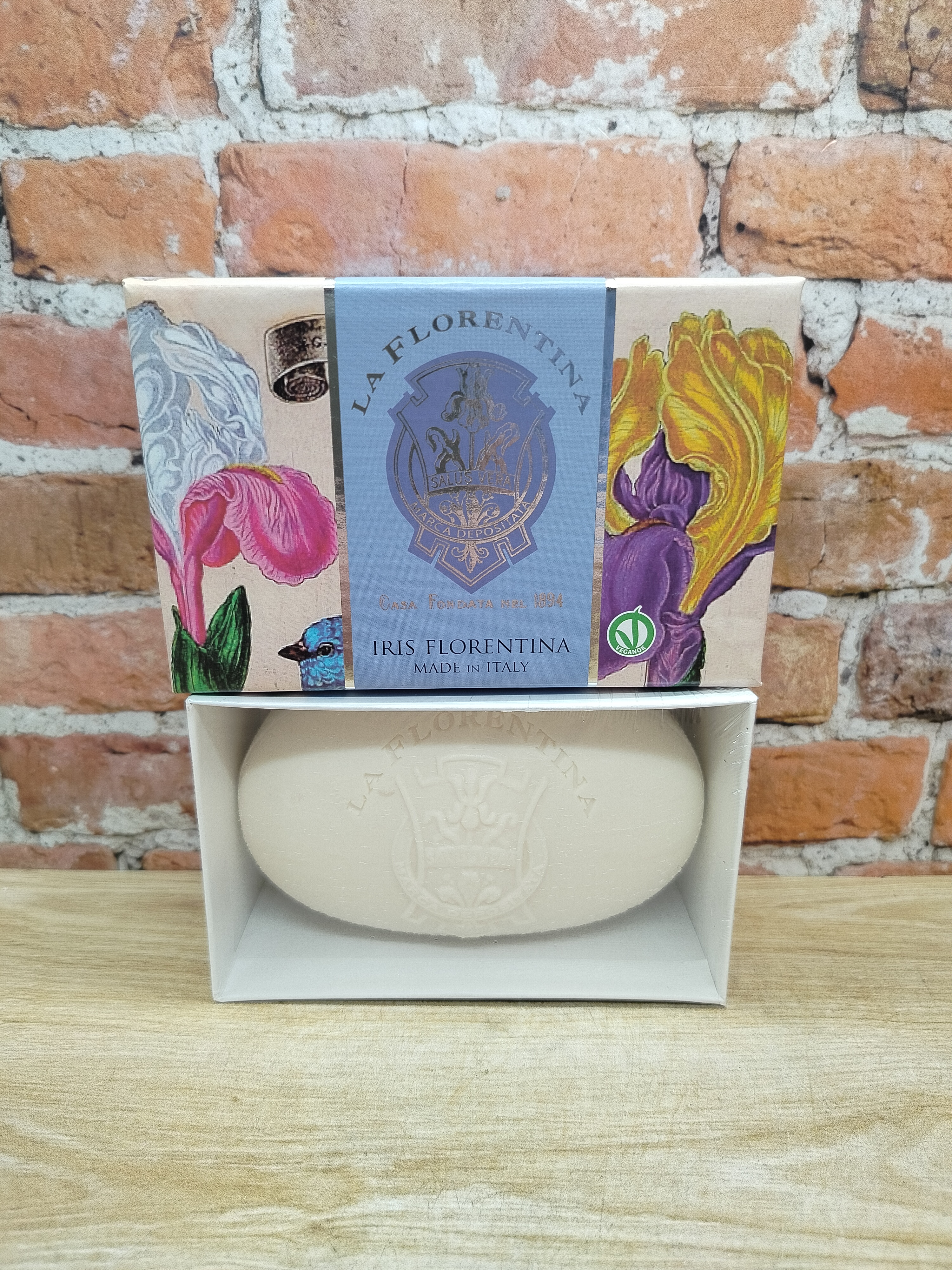 La Florentina Bath Soap Iris Florentina Мыло для тела с маслом ши, оливковым маслом и экстрактом Флорентийского ириса 300 гр