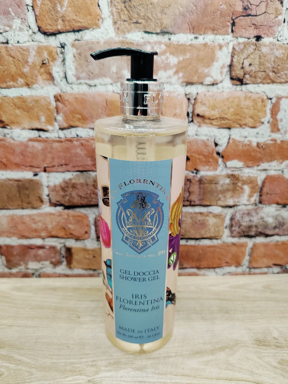 La Florentina Shower Gel Iris Florentina Гель для душа увлажняюший с оливковым маслом и экстрактом флорентийского ириса 500 мл