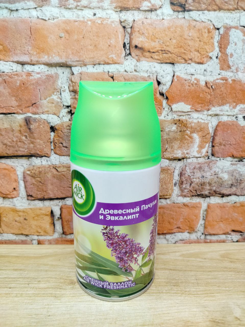 Air Wick Freshmatic Сменный аэрозольный баллон к автоматическому освежителю воздуха аромат Пачули и Эвкалипт 250 мл