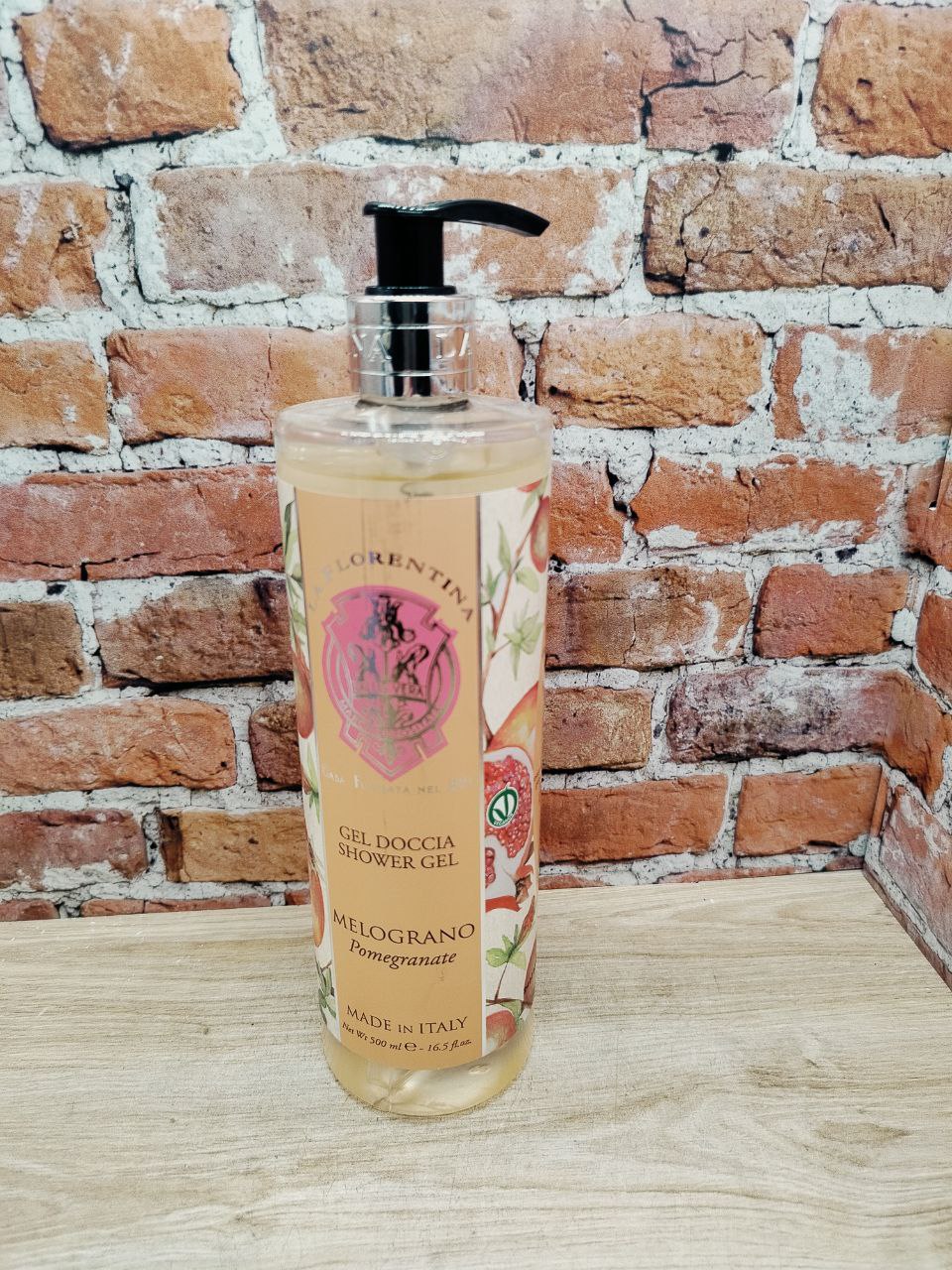 La Florentina Shower Gel Pomegranate Гель для душа увлажняющий с оливковым маслом и экстрактом граната 500 мл