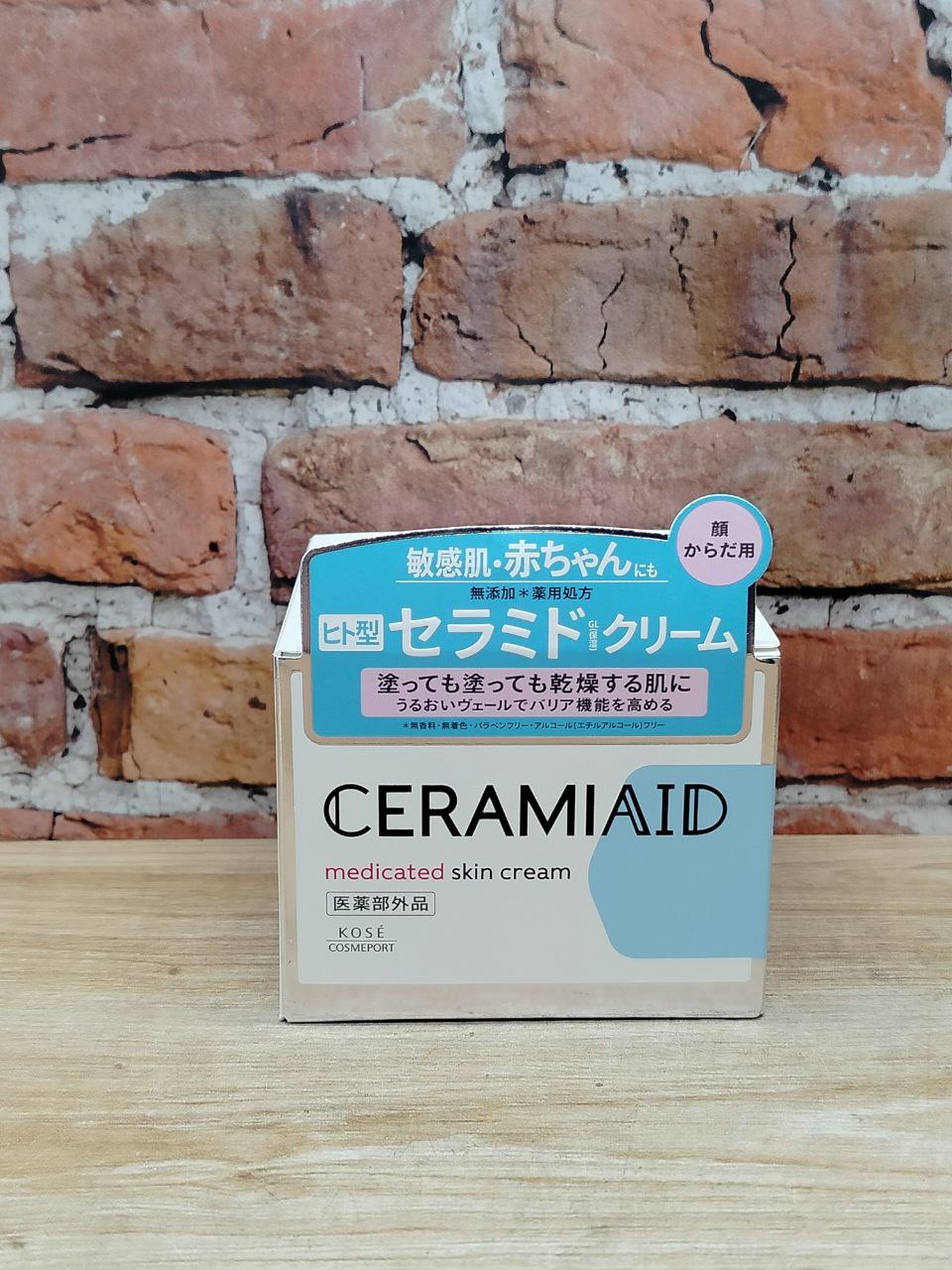 Kose Cosmeport Ceramiaid Крем увлажняющий без отдушек и красителей 140 гр