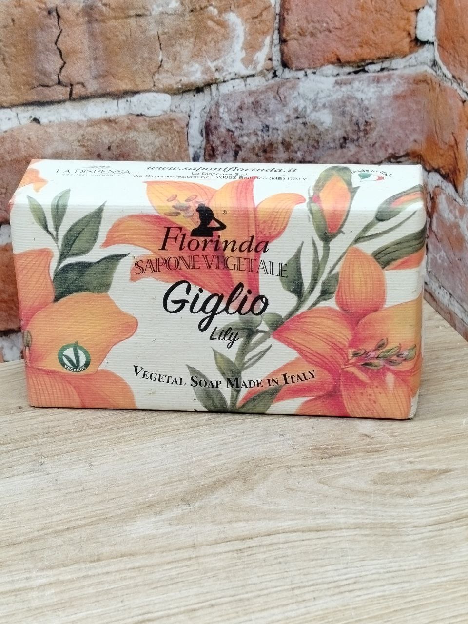 Florinda Vegetal Soap Lily Мыло натуральное на основе растительных масел Лилия 300 гр