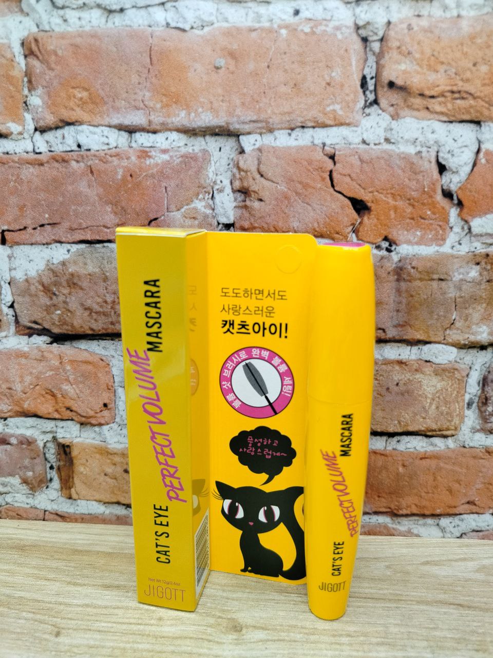 Jigott Cat's Eye Perfect Volume Mascara Тушь для ресниц придающая объем 12 гр
