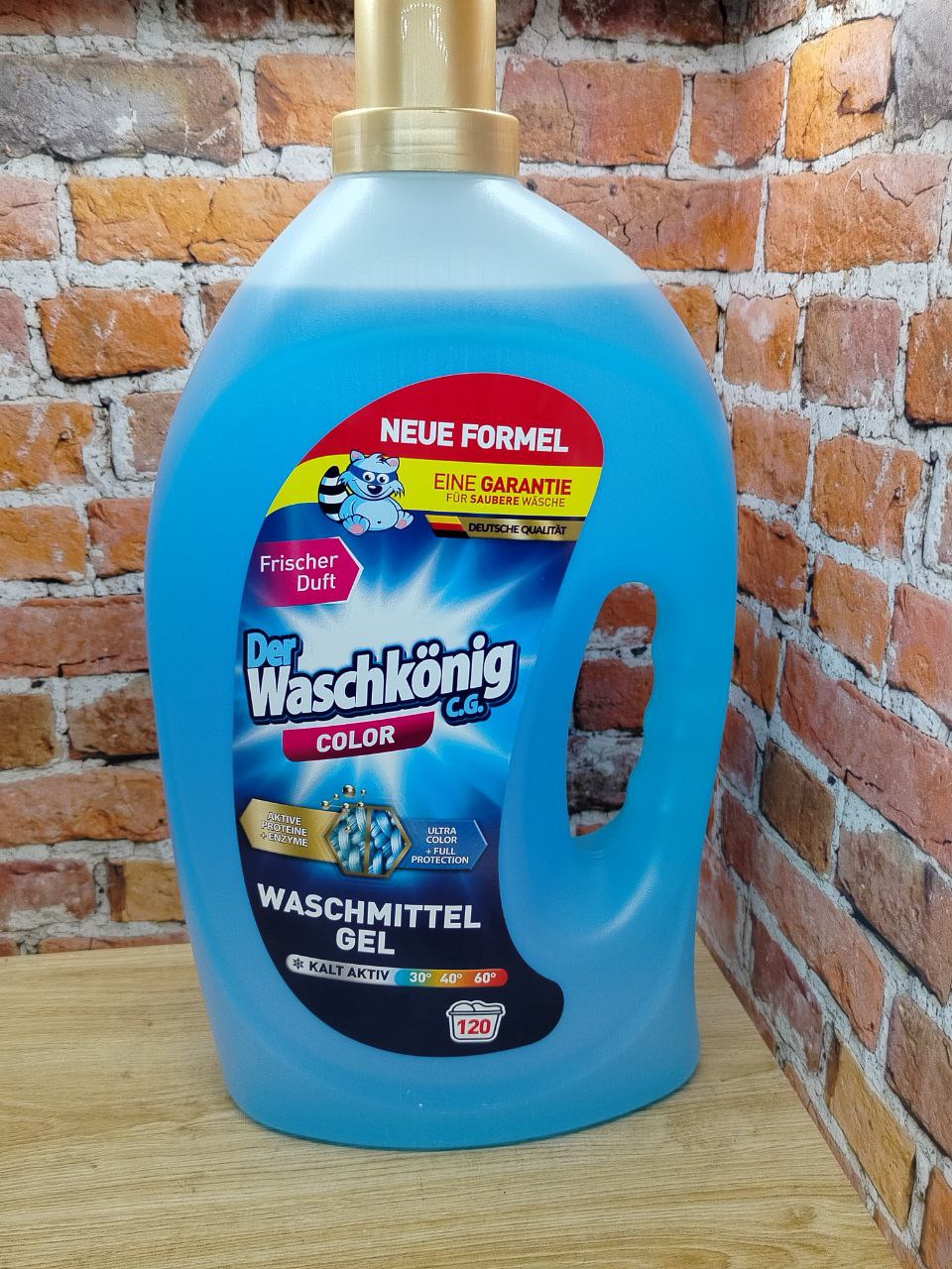 Der Waschkonig C.G. Waschmitel Gel Color Гель для стирки цветных тканей 3 л на 120 стирок