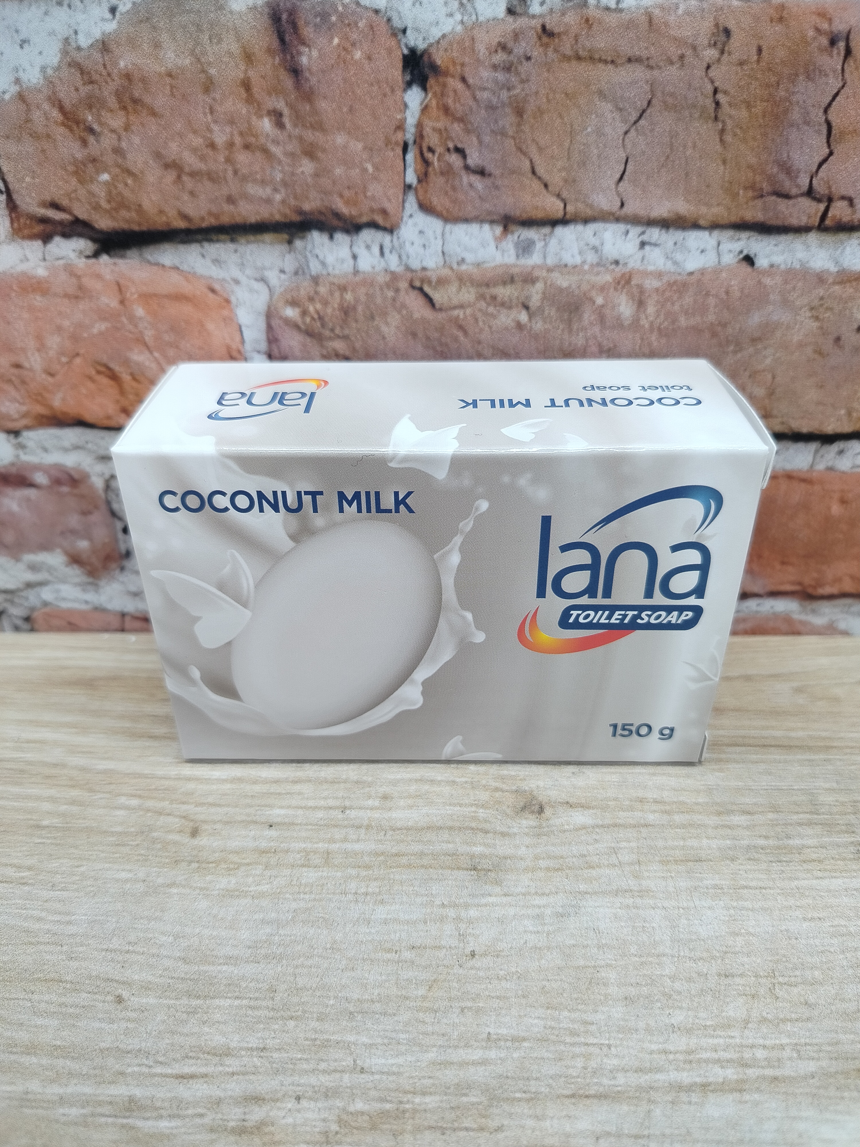 Lana Toilet Soap Coconut Milk Туалетное мыло увлажняющее Кокос и Миндаль 150 гр