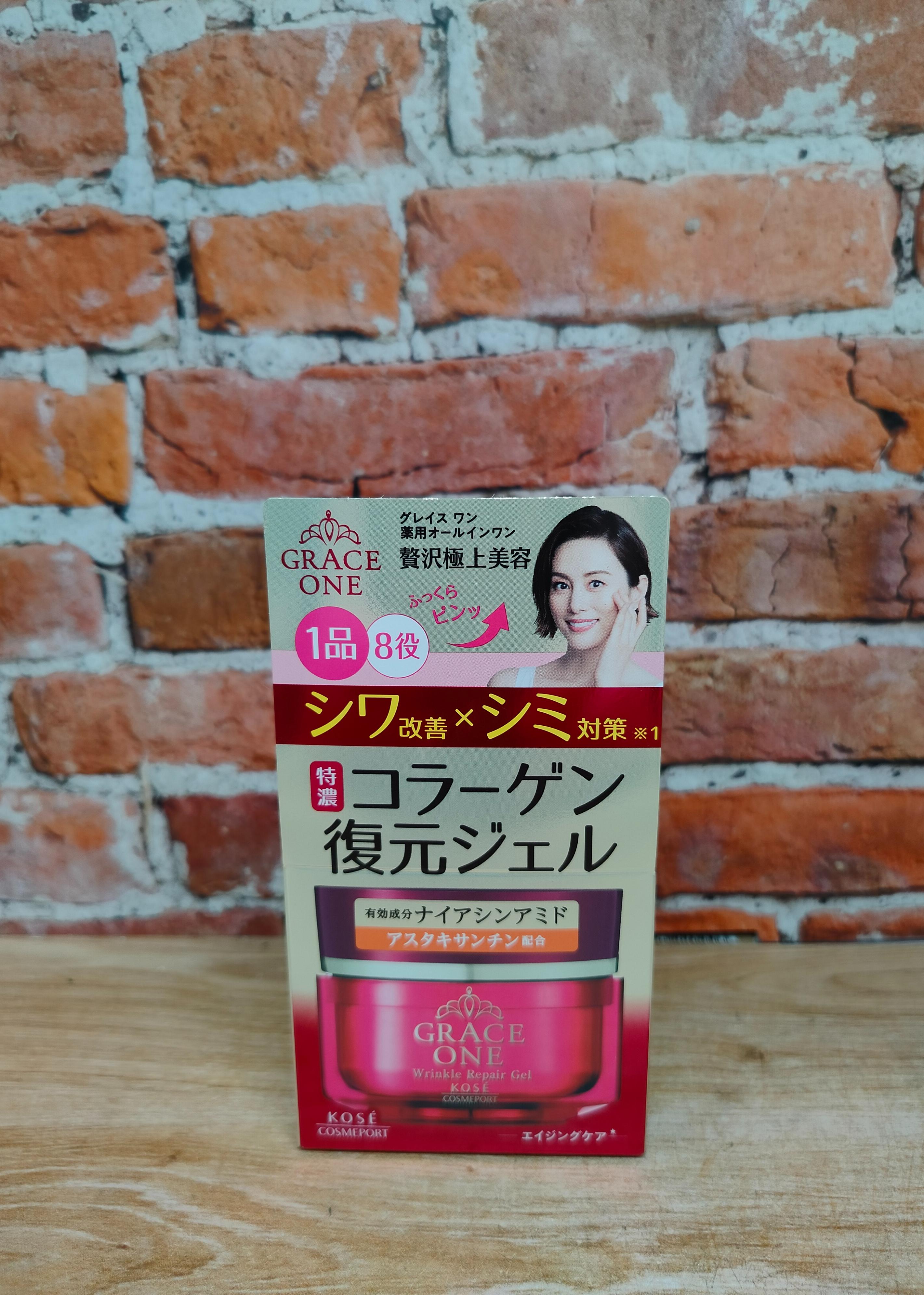 Kose Cosmeport Grace One Wrinkle Repair Gel Cream Крем-гель многофункциональный антивозрастной против морщин и дефектов кожи 100 гр