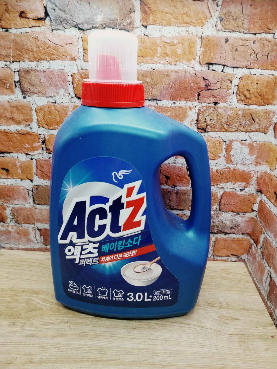 Pigeon Act'z Baking Soda Концентрированный антибактериальный гель для стирки для всех типов стиральных машин 3,5 л