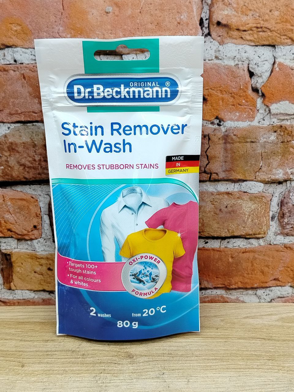 Dr.Beckmann Соль-пятновыводитель концентрированная 80 гр в эконом упаковке