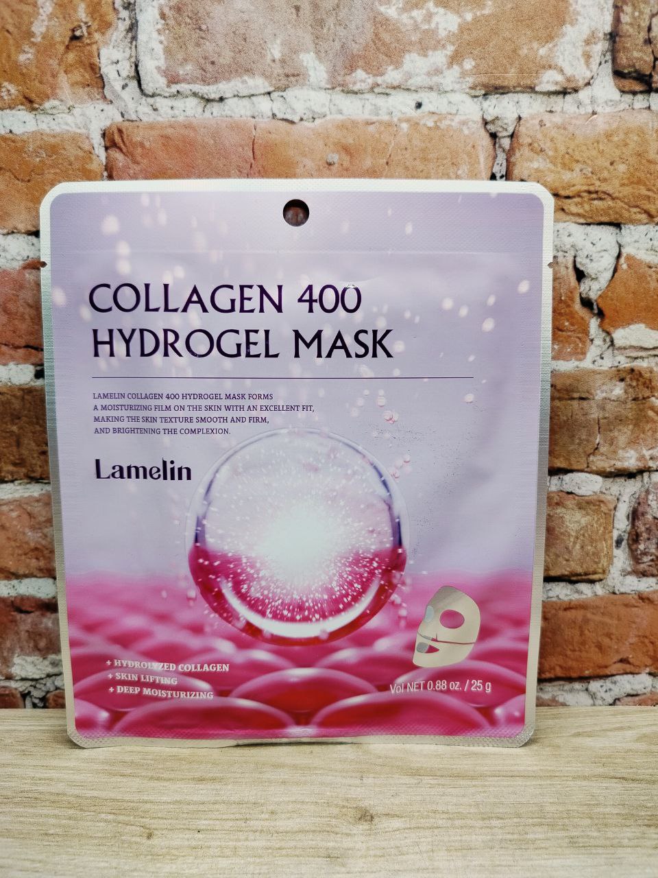 Lamelin Hydrogel Mask Collagen 400 Гидрогелевая маска для лица с коллагеном 25 гр