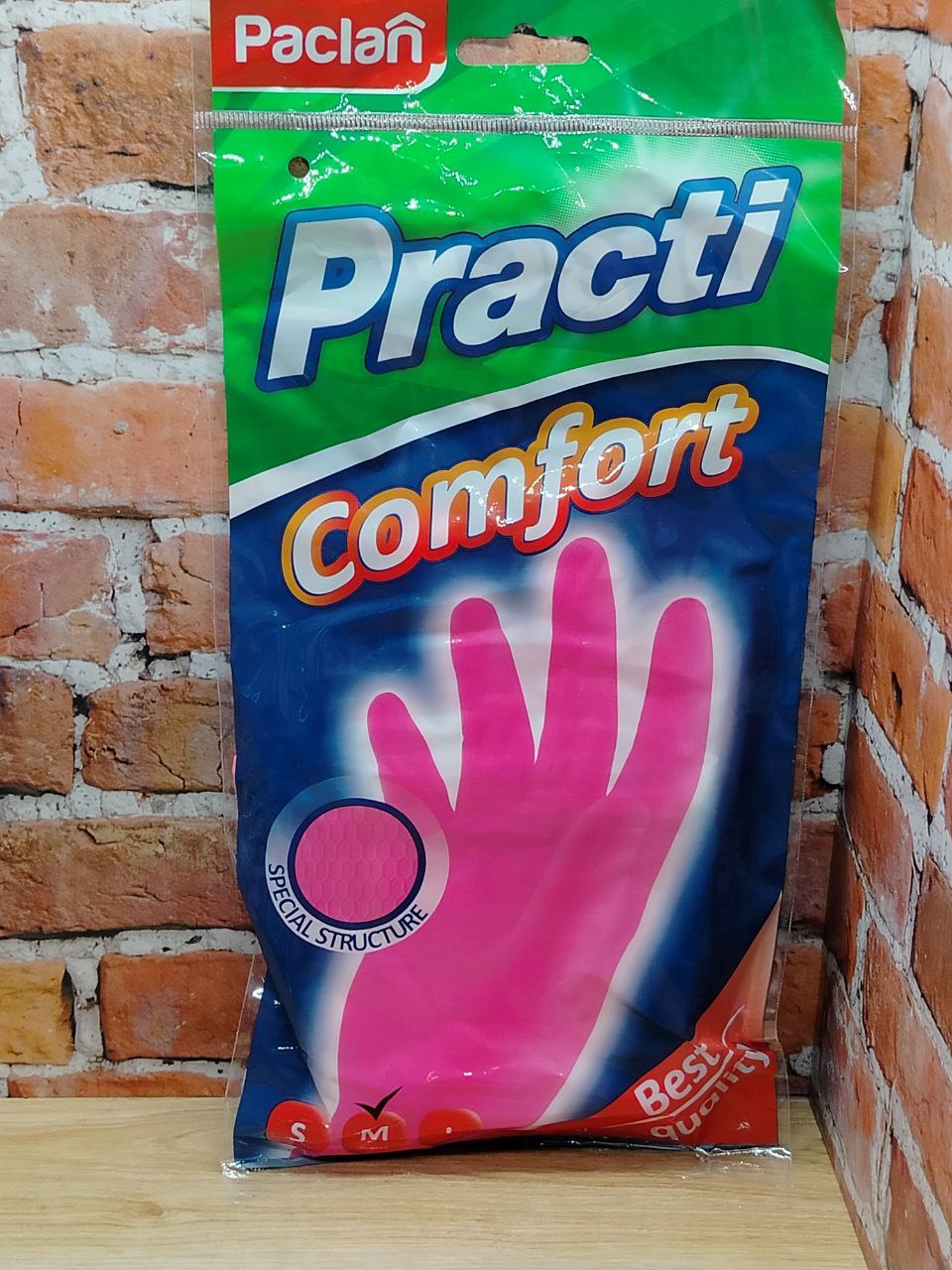 Paclan Practi Comfort Перчатки резиновые размер  M