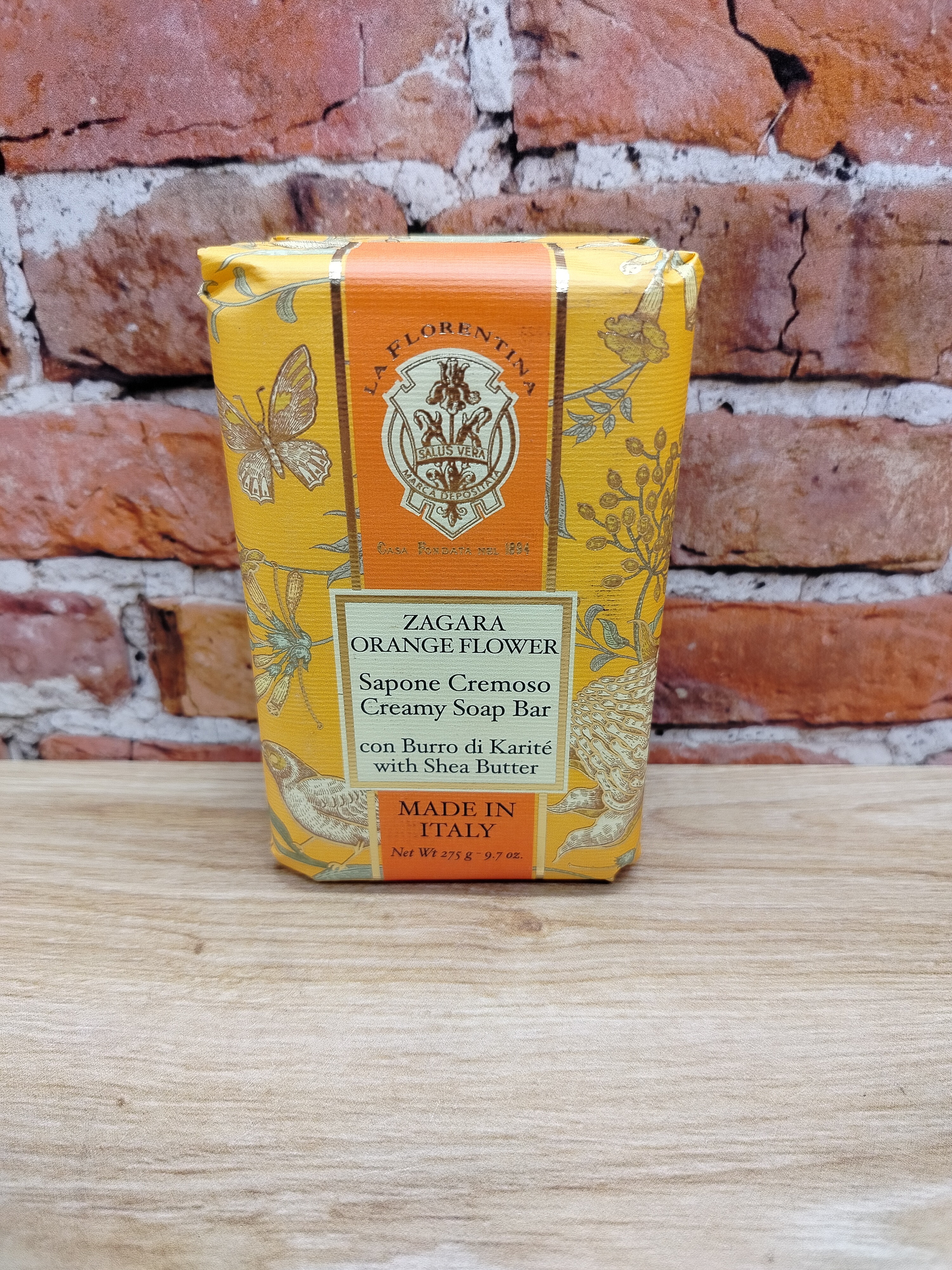 La Florentina Creamy Bar Soap Orange Flower Крем-мыло для тела с маслом ши и экстрактом Флёрдоранжа 275 гр