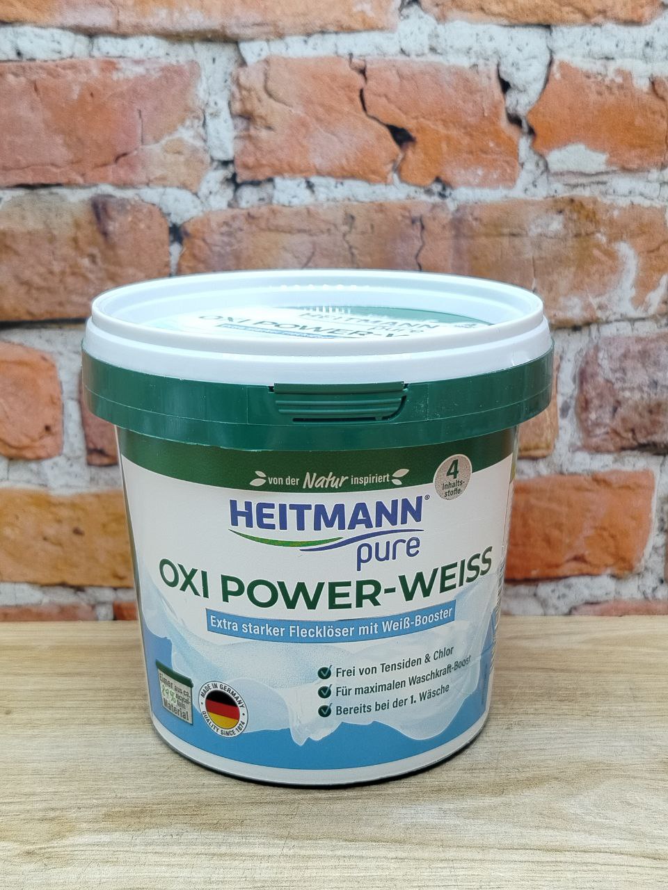 Heitmann Pure Oxi Power-Weiss Отбеливатель-пятновыводитель для белых вещей 500 гр