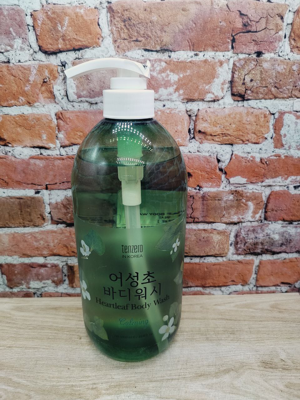 Tenzero Heartleaf Calming Body Wash Гель для душа успокаивающий с экстрактом хауттюйнии 1000 мл