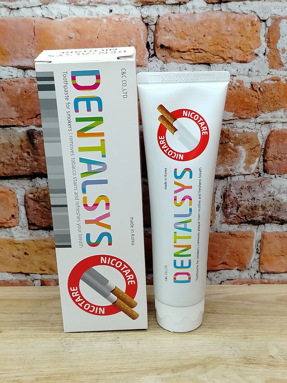 Aekyung Dentalsys Nicotare Зубная паста для курильщиков устраняющая никотиновый налет и освежающая дыхание 130 гр