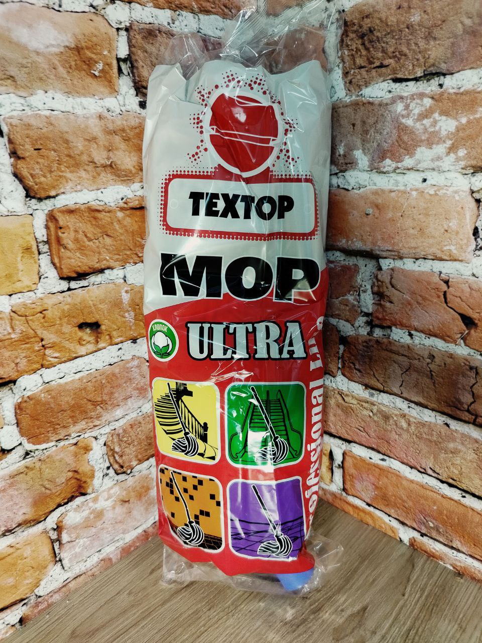 Textop Mop Ultra Моп хлопковый веревочный с пластиковым винтовым наконечником