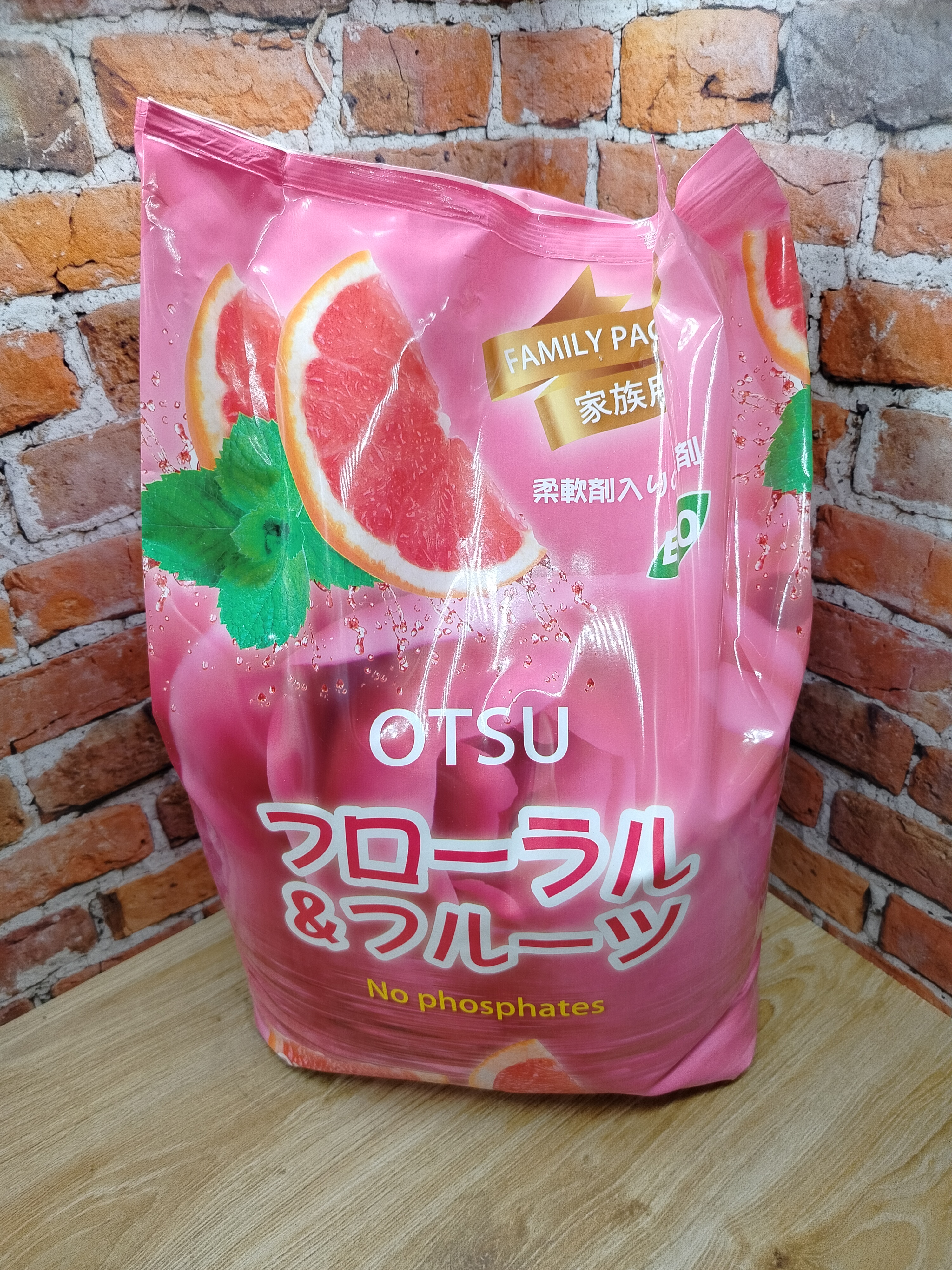 OTSU Стиральный порошок на основе растительных компонентов без фосфатов с силой кислорода и натуральным ароматом свежих цитрусов 5 кг на 230 стирок