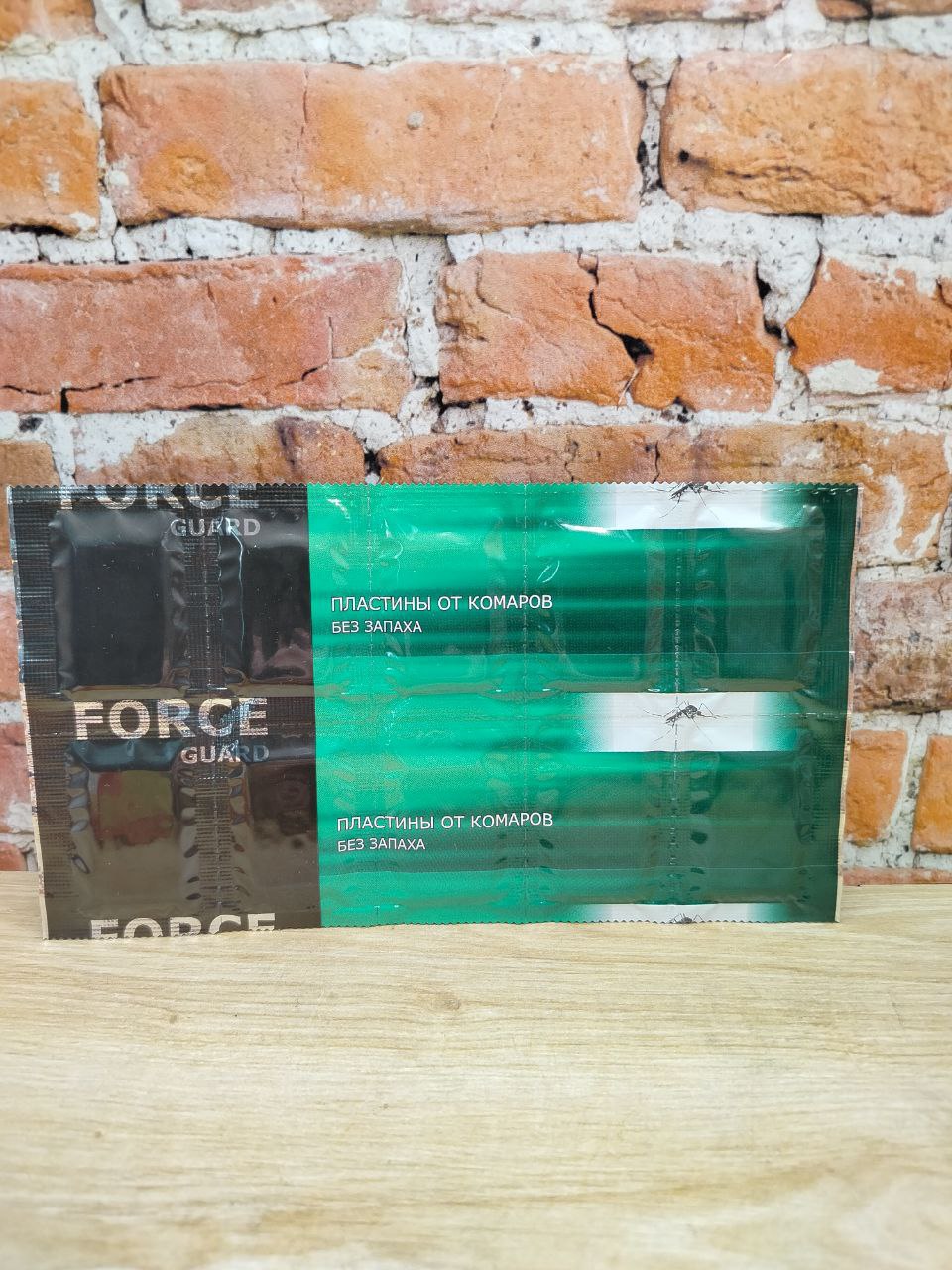 Force Guard Пластины от комаров зеленые без запаха 10 шт
