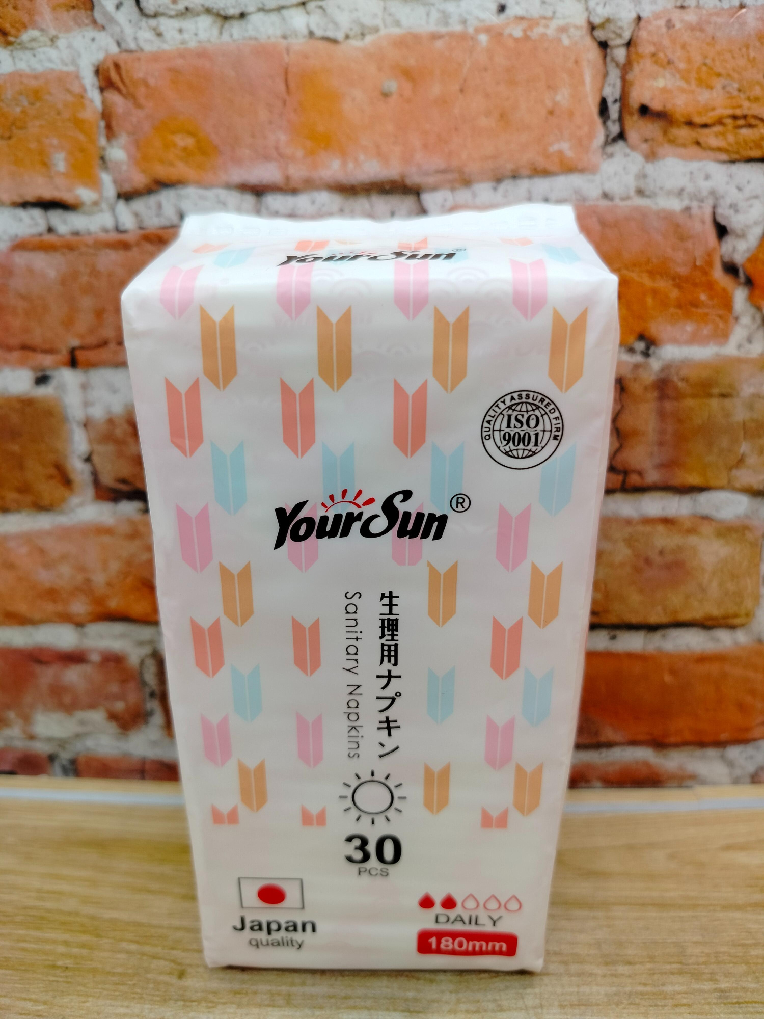 YourSun Женские гигиенические дневные прокладки 180  мм 2 капли 30 шт