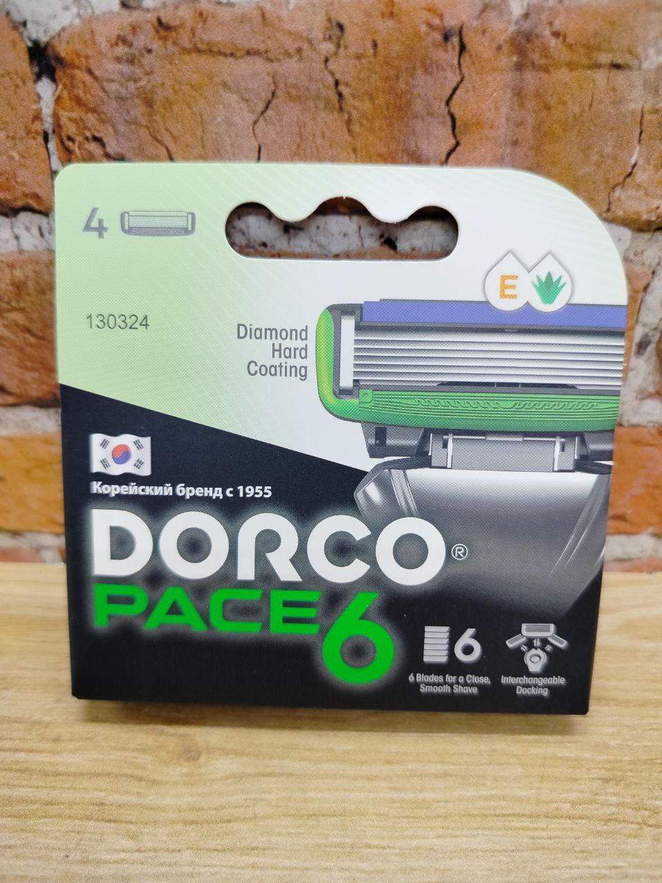 Dorco PACE 6 Сменные кассеты для бритвенной системы 4 шт