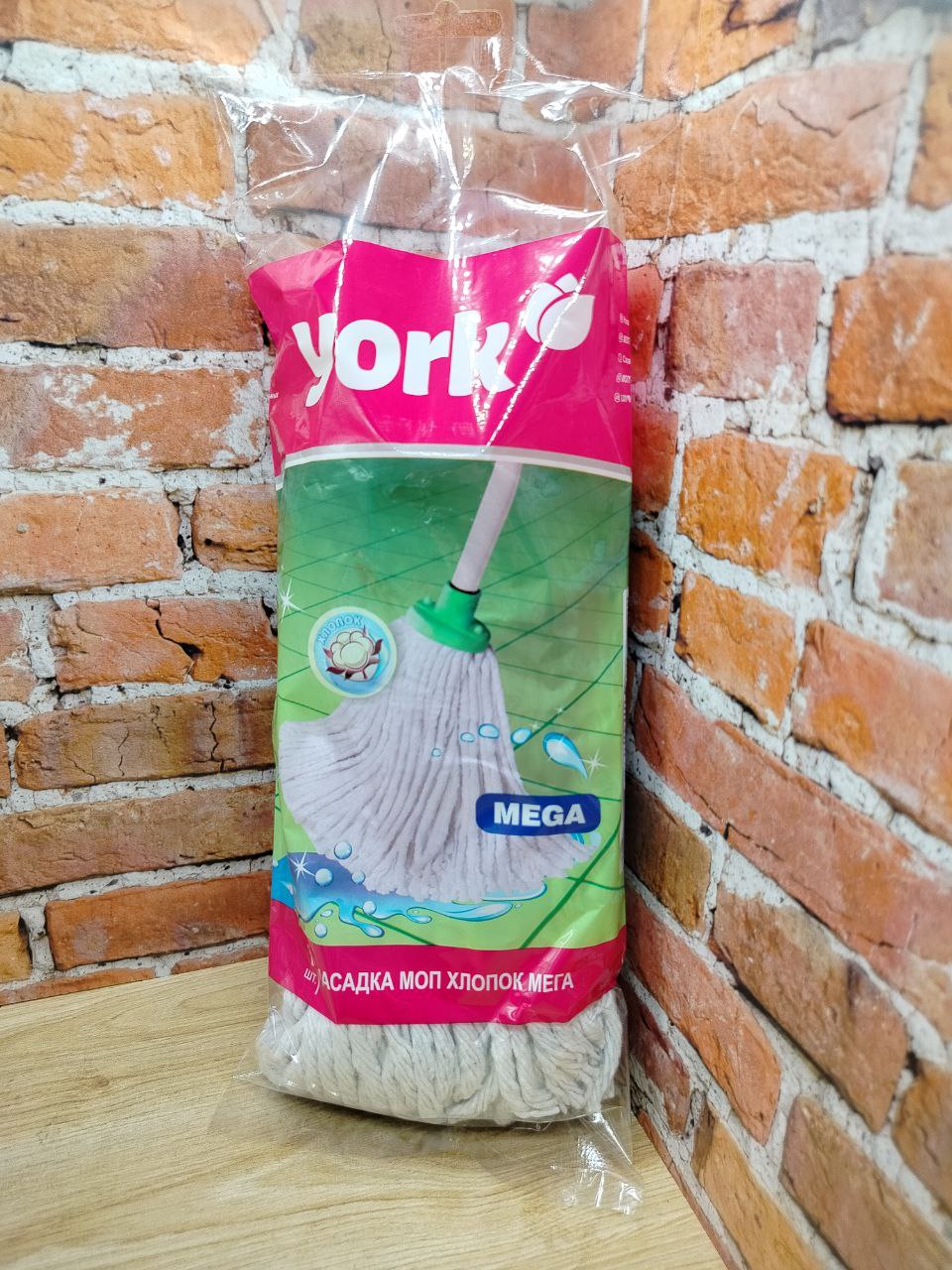York Mop Mega Насадка для швабры веревочная из хлопка