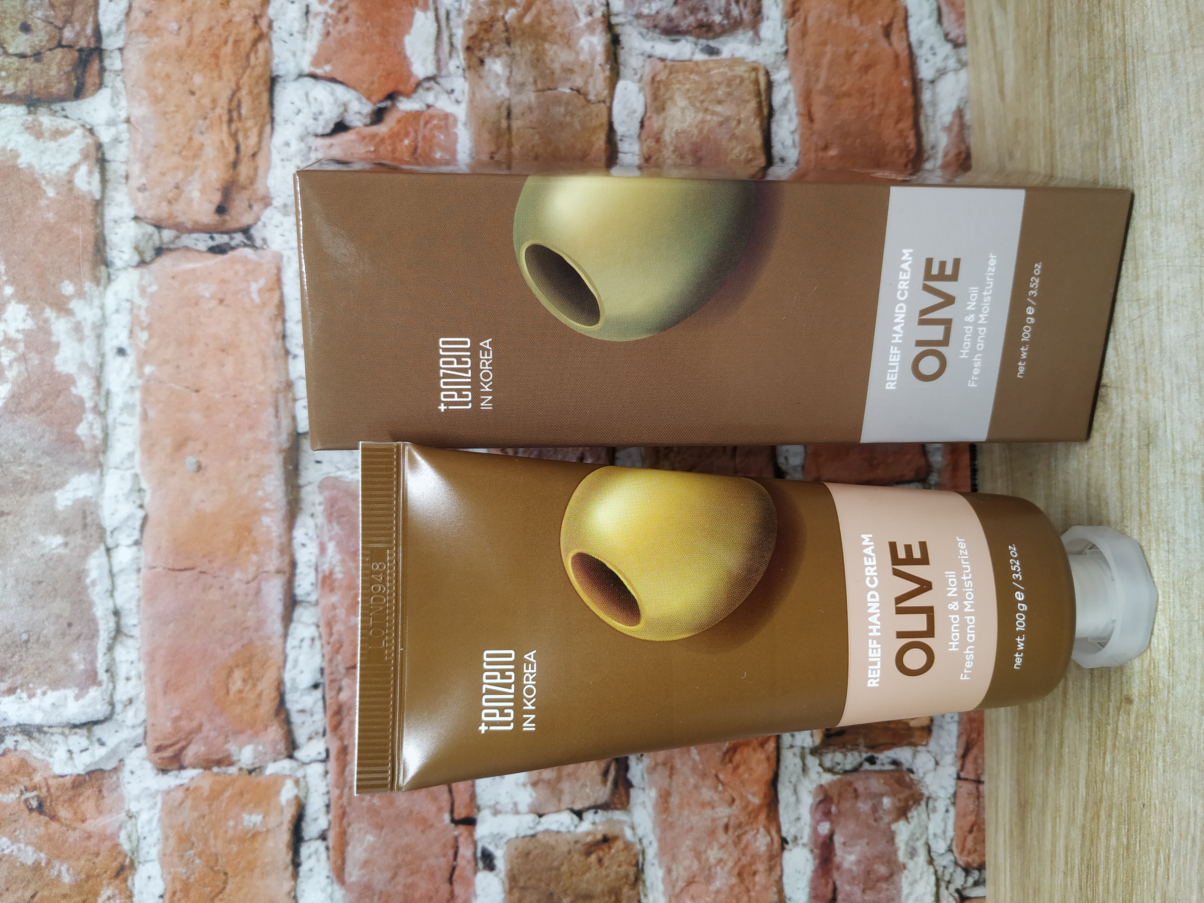 Tenzero Relief Hand Cream Olive Крем для рук и ногтей увлажняющий с экстрактом оливы 100 гр