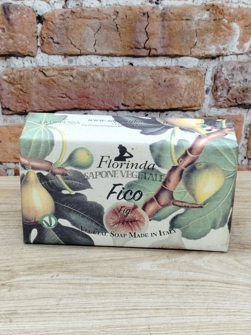 Florinda Vegetal Soap Fig Мыло натуральное на основе растительных масел Инжир 300 гр
