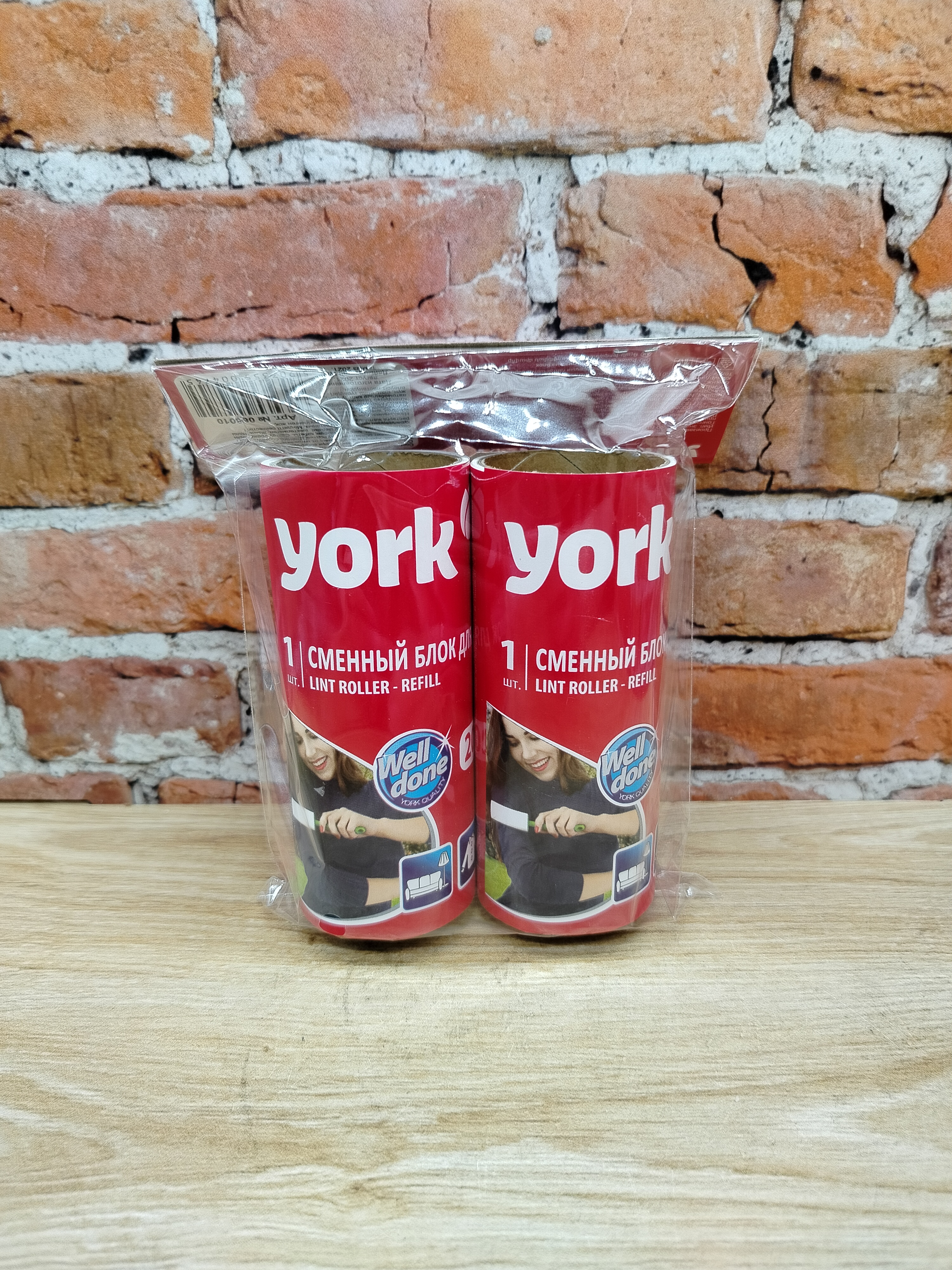 York Запасные ролики для одежды 20 листов 2 шт