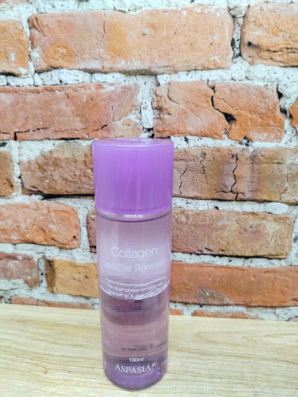 Aspasia 4U Lip & Eye Remover Collagen Средство для снятия макияжа двухфазное с Коллагеном 100 гр