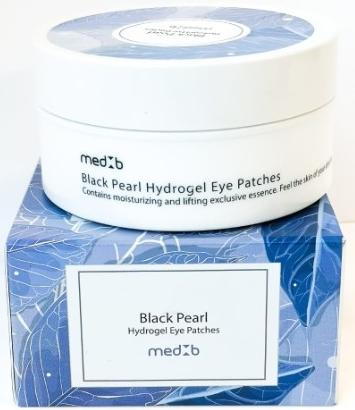 Med B Hydrogel Eye Patch Black Pearl Патчи для глаз гидрогелевые с черным жемчугом 60 шт 90 гр